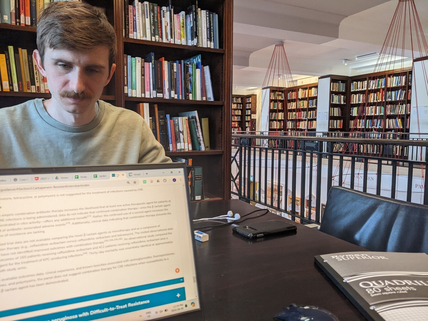 Studying at the Wellcome Library (2024)